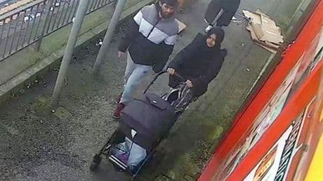 Husband who stabbed wife to death as she pushed their baby in pram jailed for 28 years