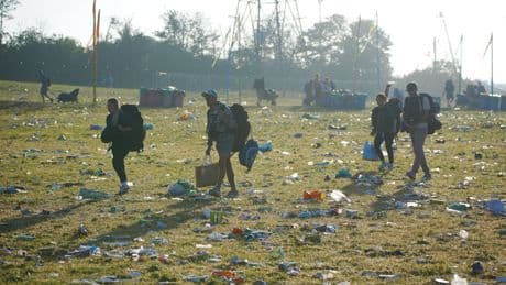Glastonbury Festival clean-up begins as thousands of music fans head home