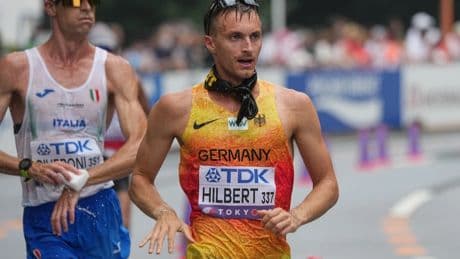 Leichtathletik-WM: Tränen bei Geher Hilbert: Froh, noch am Leben zu sein
