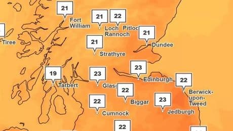 Verdict on whether Scotland will feel heatwave set to grip UK in 33C scorcher