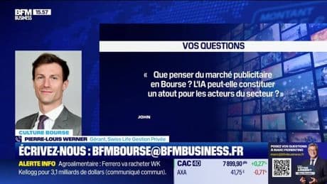 Culture Bourse : « Que penser du marché publicitaire en Bourse ? L’IA peut-elle constituer  un atout pour les acteurs du secteur ? », par Julie Cohen-Heurton - 10/07