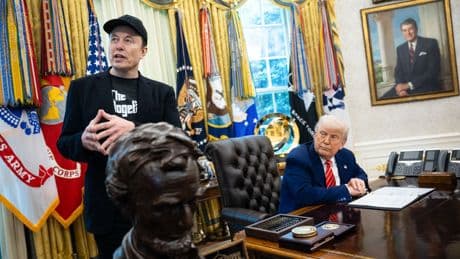 Tesla stock sinks as Musk-Trump tension blows up