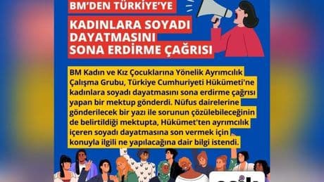 BM’den Türkiye’ye ‘kadınlara soyadı dayatması’ mektubu