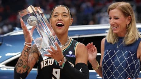 Natasha Cloud wins WNBA All-Star Skills Challenge — and promises her partner a house