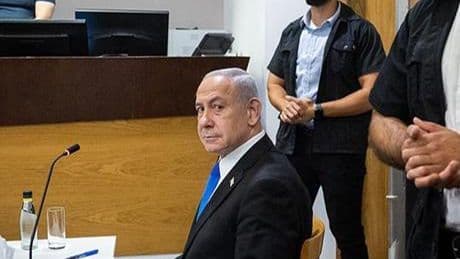 SON DAKİKA HABERLER: NETANYAHU YARGI KARŞISINDA! CEZA DAVASI DURUŞMALARI TEL AVİV'DE BAŞLADI!