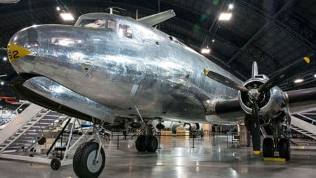 I toured the first presidential aircraft, 'The Flying White House,' used by FDR and Harry Truman. Take a look inside.