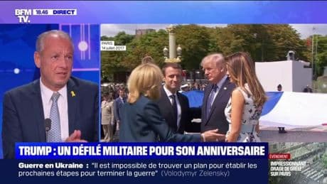 Défilé militaire aux États-Unis: "Donald Trump était très impressionné par le défilé du 14 juillet", explique Philippe Karsenty, porte-parole du "Parti Républicain US" en France