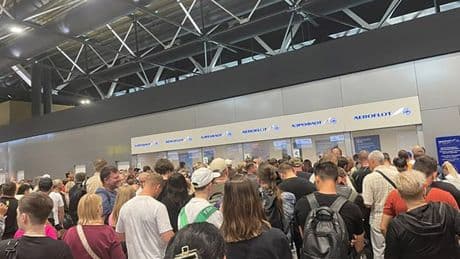 Moscow airports in chaos after fourth night of Ukraine drone strikes on city