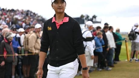 Buddhist Monk on The Open leaderboard as he soars at Portrush despite lost luggage and reveals ultimate golf dream