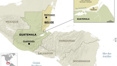 Un drapeau du Guatemala planté sur l’île Sarstoon ravive la discorde avec le Belize