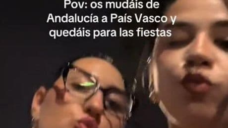 Una andaluza y una gallega 'confunden' las fiestas de Santutxu con las de Santurtzi