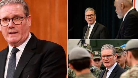 DAVE BURKE: I spent a wild week with Keir Starmer as he got tough on immigration in Albania