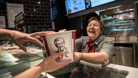 World’s longest-serving KFC worker dies aged 74 after 47 years at Taunton branch