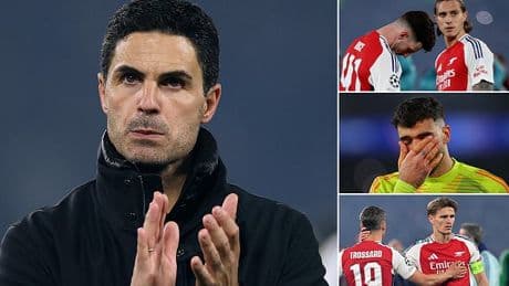Mikel Arteta insists Arsenal were the BEST team in the Champions League despite PSG loss - and reveals stars' emotional reaction in dressing room