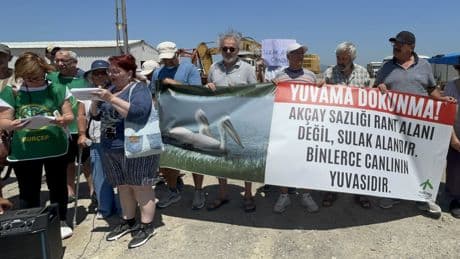 Edremit OSB için yürütmeyi durdurma kararı verildi: Ekoloji örgütleri şantiye girişine kilit vurdu