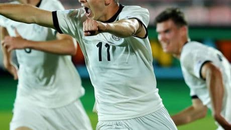 Borussias Herrmann abgereist: Ex-Gladbacher schießt DFB-Junioren ins Halbfinale der U19-EM