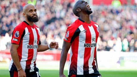 Keith Andrews: Yoane Wissa's uncertain future 'not ideal' amid transfer interest