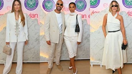 Wimbledon's best dressed celebrities including Rochelle Humes' courtside chic look