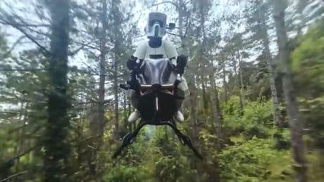 Star Wars für alle - Mit dem „Airbike“ durch die Luft