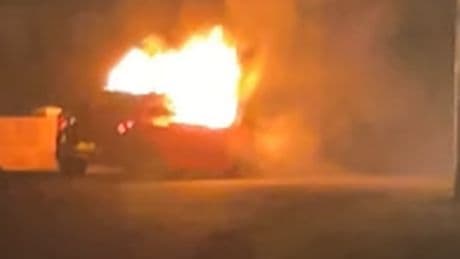 Car 'firebombed' outside home in Scots town as man charged