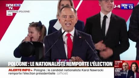 Présidentielle en Pologne: le nationaliste conservateur Karol Nawrocki remporte l'élection