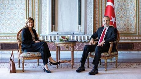 Dışişleri Bakanı Fidan, BM Genel Sekreteri'nin Kıbrıs Şahsi Temsilcisi Cuellar'ı kabul etti