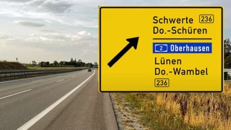 Viele wissen es nicht: Schwarzer Strich auf Verkehrsschild hat wichtigen Hinweis