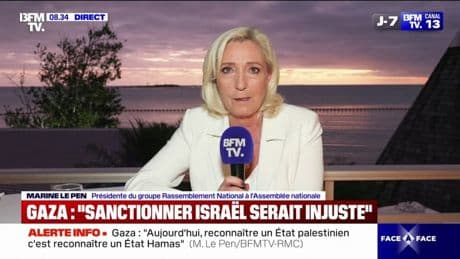 Nouvelle-Calédonie: "La situation ici est vraiment inquiétante", assure Marine Le Pen depuis Nouméa