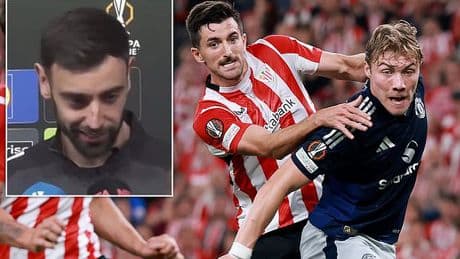 Bruno Fernandes shuts down Spanish reporter for not understanding the game after Man United benefitted from little-known red card rule