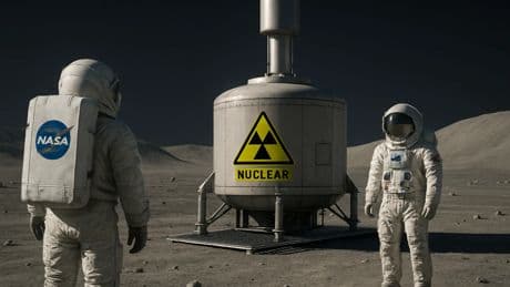 La NASA pisa el acelerador y planea construir una base nuclear en la Luna para ganarle la carrera a China