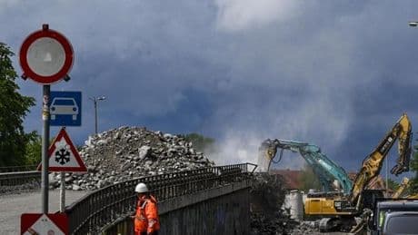 Abgerissene Wuhlheide-Brücke: Ab wann Autos wieder fahren können
