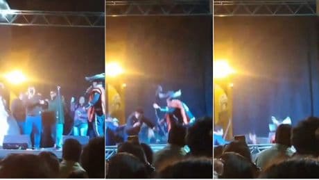 Doce personas heridas al hundirse un escenario durante un concierto de un grupo de mariachis en Perú