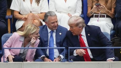 Trump arrives at US Open to cheers and boos, prompts security delay