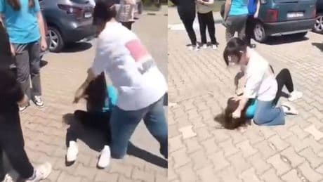 Bir akran zorbalığı dehşeti daha: Kız çocuğu dakikalarca darp edildi