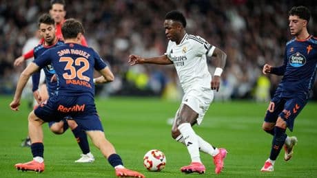 El Real Madrid se examina ante el Celta de Vigo en el juicio del Bernabéu con las opciones de ganar La Liga aún en el aire