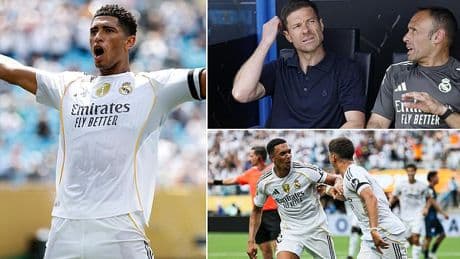 Xabi Alonso gets a taste of what to expect from Jude Bellingham while Trent Alexander-Arnold looked assured, writes AADAM PATEL as 10-man Real Madrid win