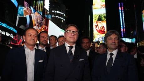 L'Italia conquista Times Square con un messaggio di unità ed eccellenza nel segno del "Made in Italy"