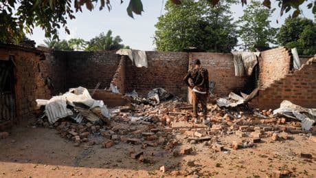 'We are being driven from the land' - after a massacre, a Nigerian village buries its dead