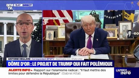 "Dôme d'or": Donald Trump est déterminé à mettre en œuvre ce projet, pour le président américain il en va "de la survie des Etats-Unis"