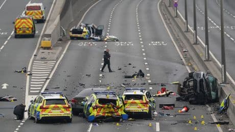 Personal trainer admits dangerous driving on first date after crash involving five police cars on A1