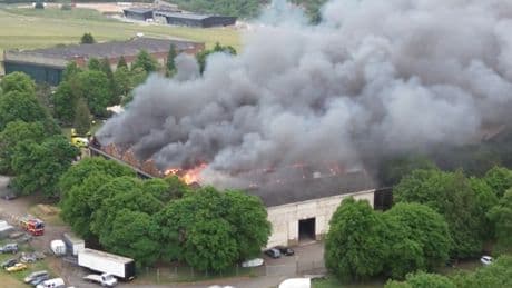 Bicester fire latest: Fire chief praises ‘unwavering bravery’ of firefighters after two killed in blaze at ex-RAF base