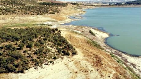 Tekirdağ'da Yazır Göleti'nin su seviyesi yüzde 4'e düştü