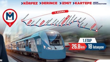 Artık otobüs beklemek yok: Metroyla Kocaeli'nin keyfini çıkar! Körfezray'ın 1. etabı için tarih verildi