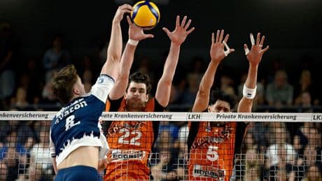 Deutsche Meisterschaft: Berlins Volleyballer gewinnen zweites Finale gegen Lüneburg