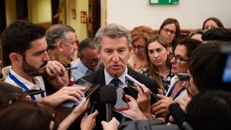 Feijóo da plantón a Sánchez en el 40 aniversario de España en la UE: &quot;Yo no tengo actos institucionales con él&quot;