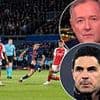 Piers Morgan launches into furious rant at 'absymal' Arsenal during Champions League semi-final defeat by PSG - and explains how Mikel Arteta's men were 'exposed'