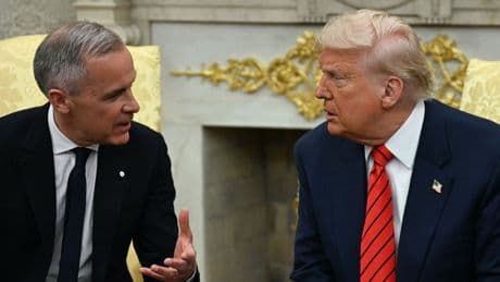 Trump: Canada backing Palestinian statehood makes striking a trade deal "very hard"