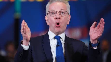 Tory veteran Gove who suggested Lords decamp to Stoke takes seat on red benches