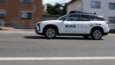 Autonom in Hessen: Fahrgäste erstmals mit selbstfahrenden Autos unterwegs