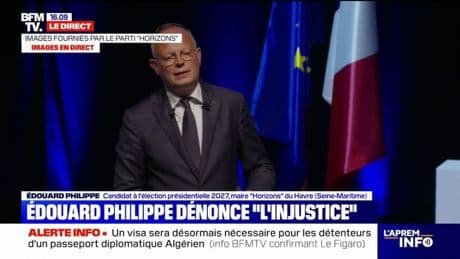 Présidentielle 2027: Édouard Philippe souhaite remettre "la justice au cœur de notre action" lors de son meeting à Marseille